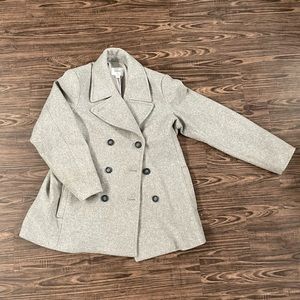 Grey Old Navy Peacoat Size XL